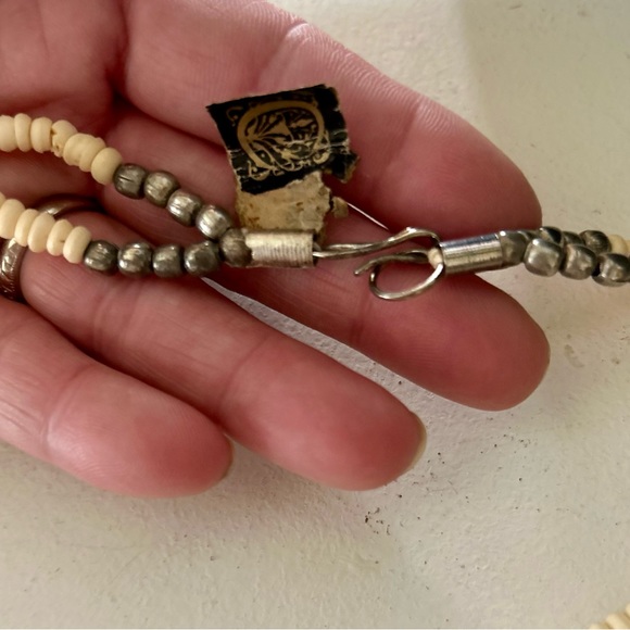 VINTAGE IVORY AND VERMEIL SILVER MADE BY HAND IN INDIA - Picture 6 of 7